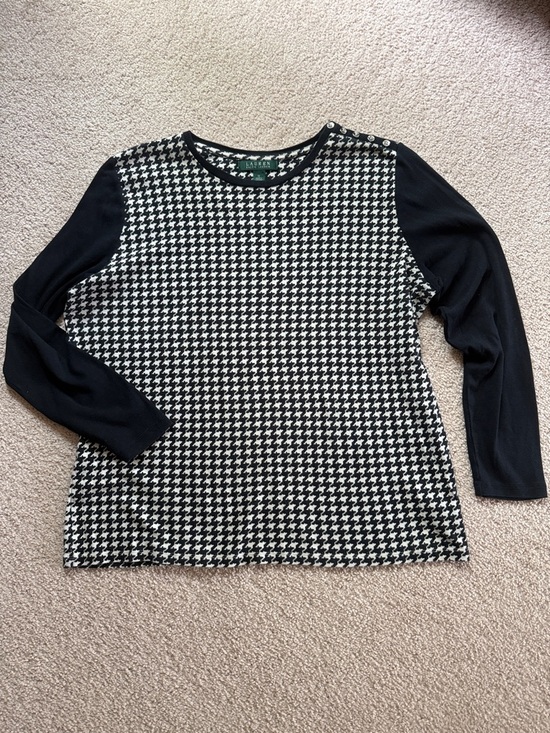 Lauren Ralph Lauren Tops - Lauren Ralph Lauren houndstooth top
